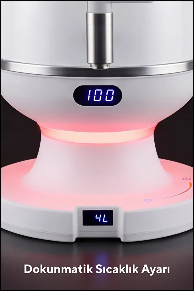 KUMTEL Elektrikli Isı Ayarlanabilir Dijital Semaver